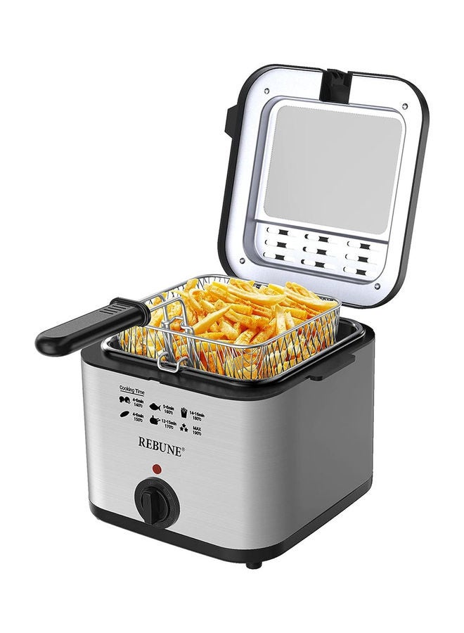 Electric Deep Fat Fryer 2.5 L 1800.0 W RE-11-048 Silver