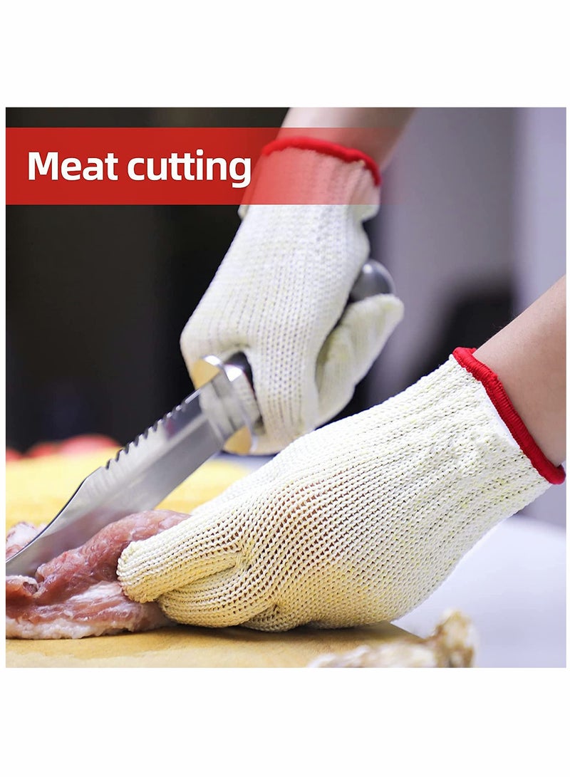 Level 8 Cut Resistant Gloves for Kitchen Use - Food Grade Mandoline Slicing, Meat Cutting, and Oyster Shucking Gloves (XL) - Reliable Protection for Safe Food Preparation.