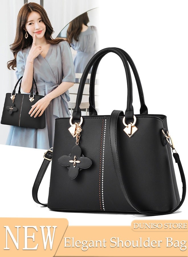 Women's Fashion Handbag Faux Leather Crossbody Bag For Women Large Capacity Tote Bags Top Handle Satchel Fashionable Travel Shoulder Bag For Ladies