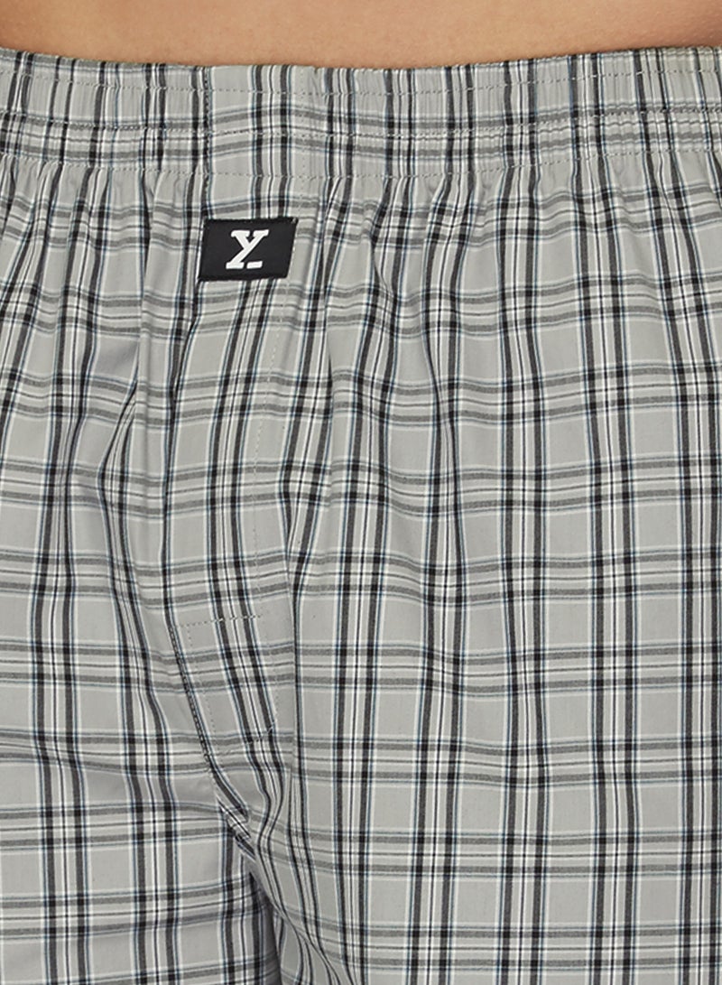 IntelliEaze Super Combed Cotton Boxer Shorts for mens pack of 2