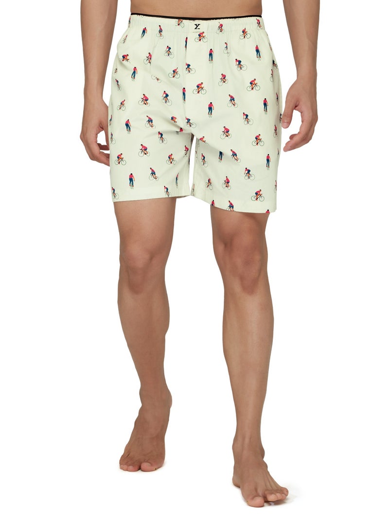 IntelliEaze Super Combed Cotton Boxer Shorts for mens Pack of 2