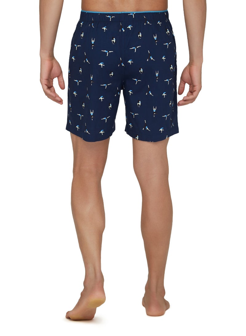 IntelliEaze Super Combed Cotton Boxer Shorts for mens Pack of 2