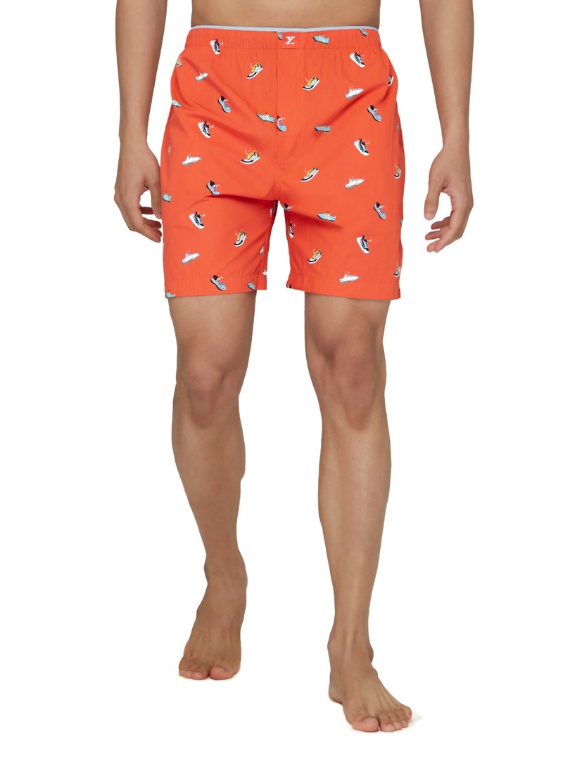 IntelliEaze Super Combed Cotton Boxer Shorts for mens Pack of 2