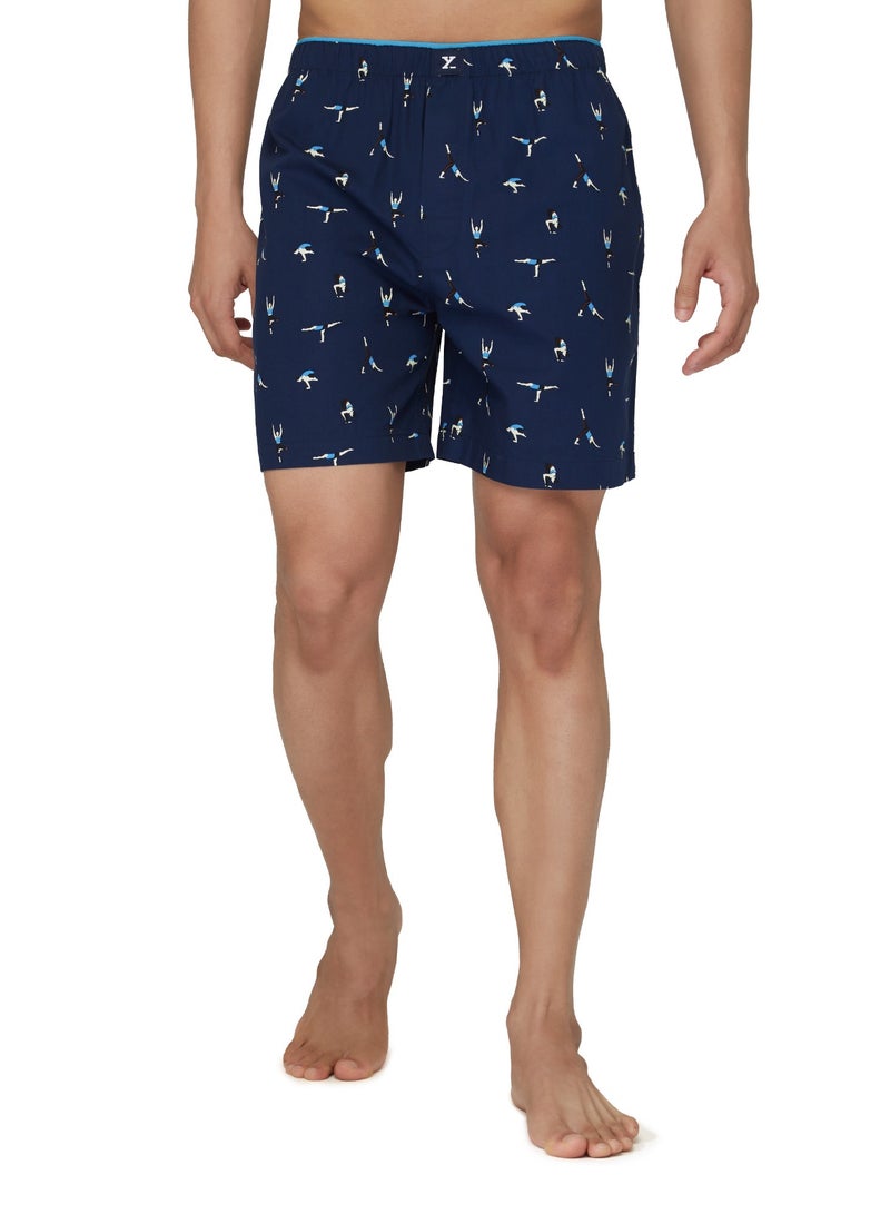 IntelliEaze Super Combed Cotton Boxer Shorts for mens Pack of 2