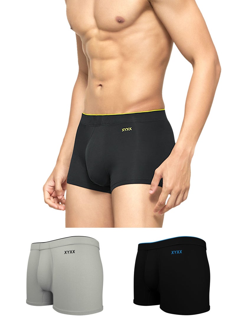 IntelliSoft Modal Trunks for mens pack of 3