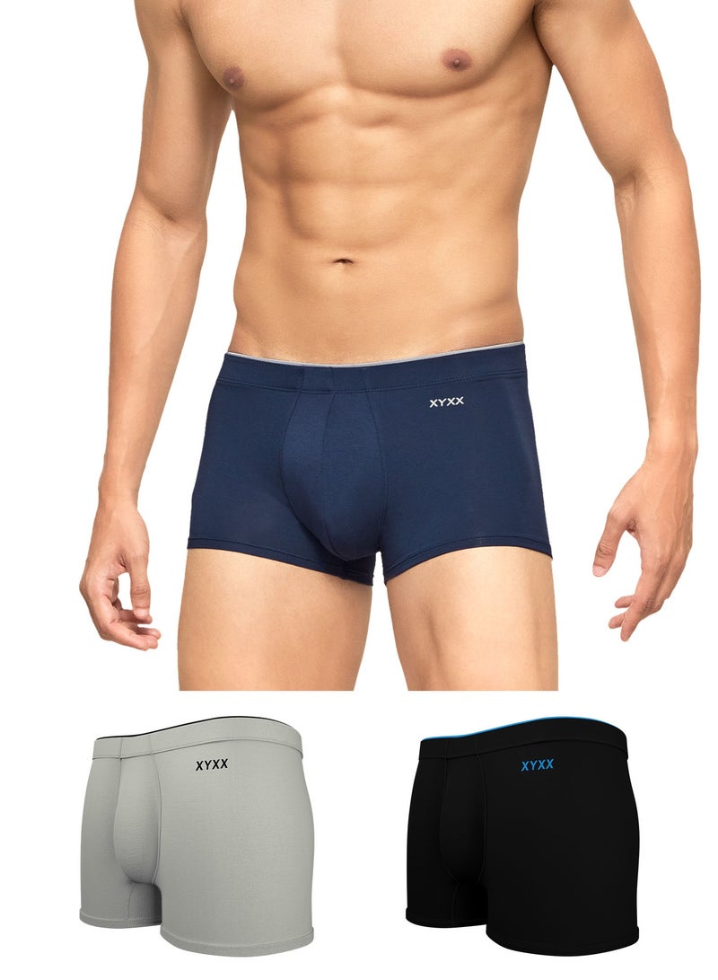 IntelliSoft Modal Trunks for mens pack of 3