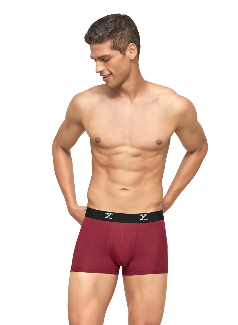 Pack of 3 Ace Intellisoft Micro Modal Solid Men Trunk