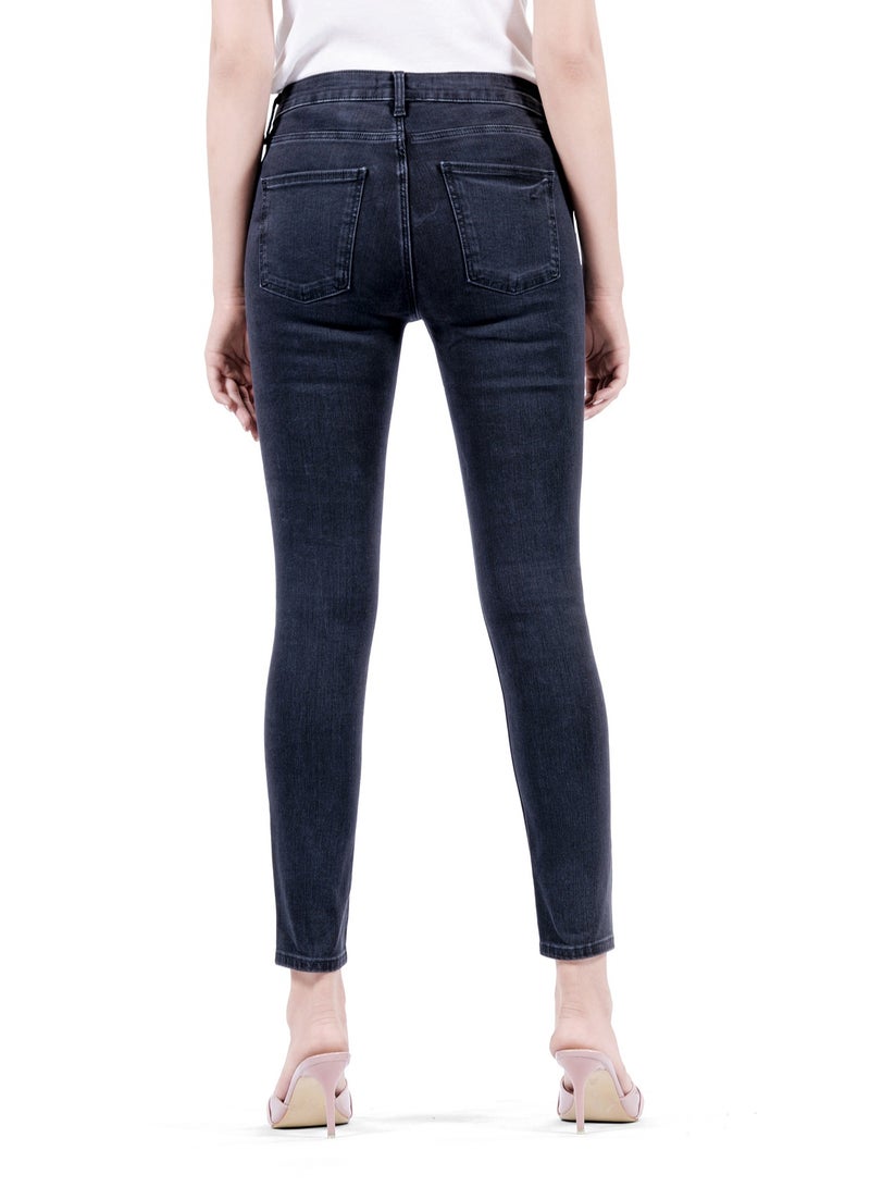 Web Denim Women's Stretch Skinny Jeans - Comfort Fit Stylish Denim Pants