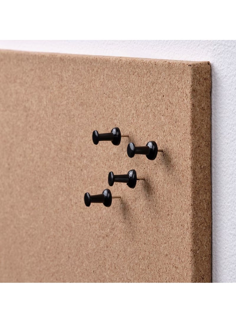 Memo Board With Pins Cork For Office And Home To Gather Notes, Reminders, Pictures And Prints 52x33 cm