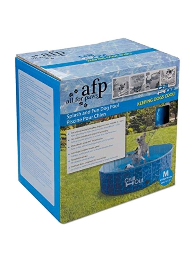 Splash And Fun Dog Pool Blue M