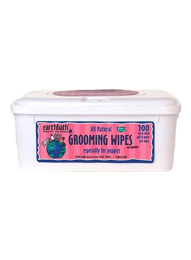 100-Piece Puppy Grooming Wipes 100 Wipes