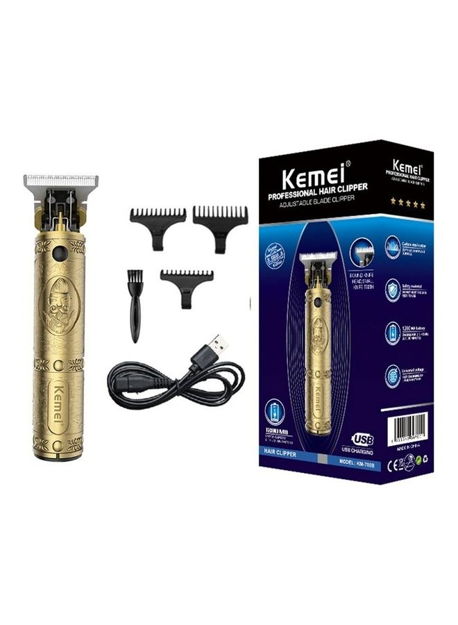 Barber Shop Oil Head Electric Trimmer Professional Haircut Shaver Carving Hair Beard Machine Styling Tool Gold
