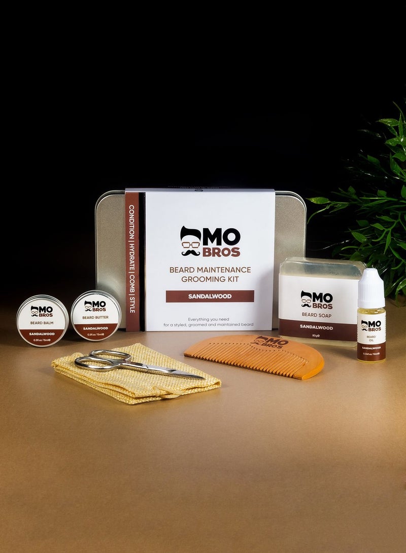 Beard Maintenance Kit - Sandalwood
