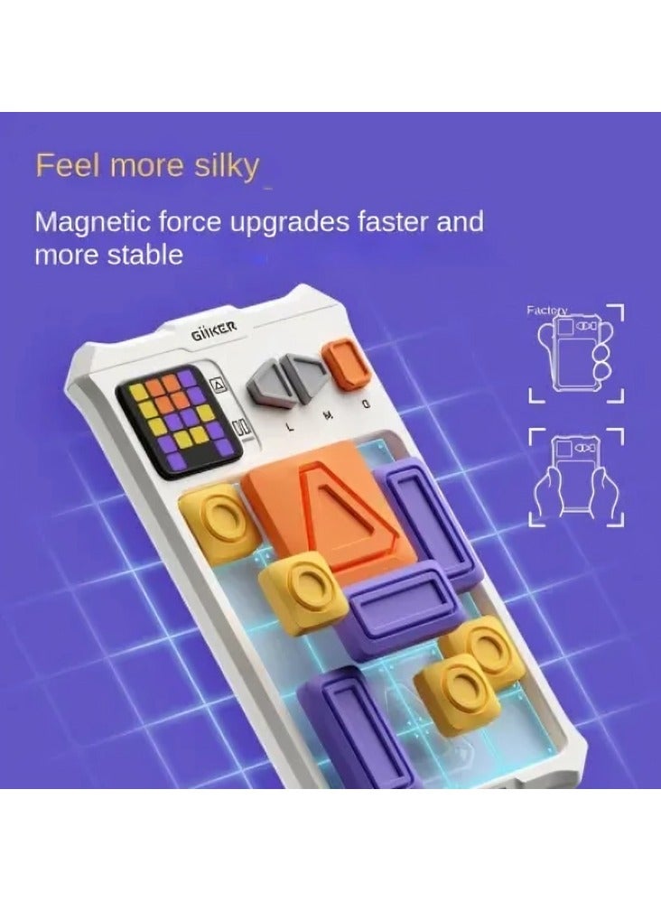 GiiKER Super Slide Pro: 1000+ Levels of Magnetic Block-Sliding Brain-Training Fun with Magnetic Chess