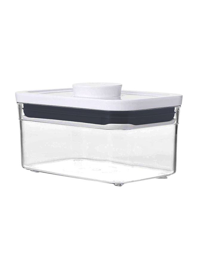 GG POP 2.0 Rectangle Mini 0.6 L Clear/White/Grey 15.7 x 10.4 x 9.4cm