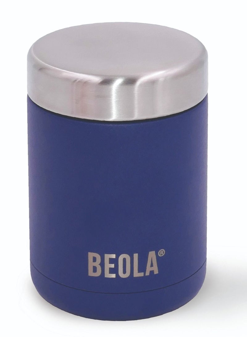 450ml Food Jar Lunch Box Thermos Stainless Steel Double Wall Insulated Travel Food Flask for Kids and Adults, 15oz (Marine Blue)
