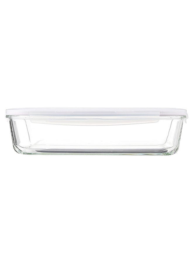 Oven Glass Rectangle With Lid 3.6L