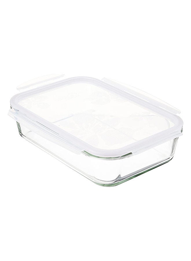 Oven Glass Rectangle With Lid 3.6L