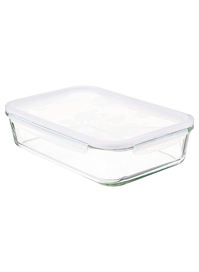 Oven Glass Rectangle With Lid 3.6L