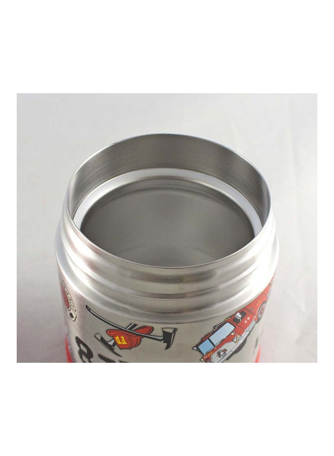 Thermos Funtainer Stainless Steel Food Jar -Fire Truck Red 290ml