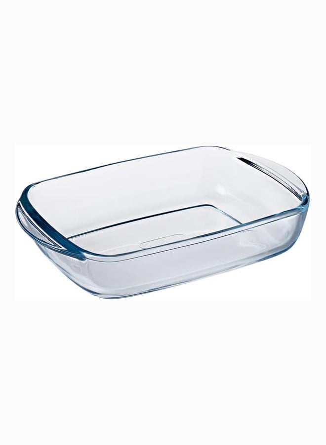 Pyrex Cook&Store Set of 3 Rectangle with Red Lid 0.4+1.1L+2.5L Transparent 28 x 20 x 9 cm 2.5L / 23 x 15 x 6 cm 1.1L / 17 x 5 cm 0.4Lcm