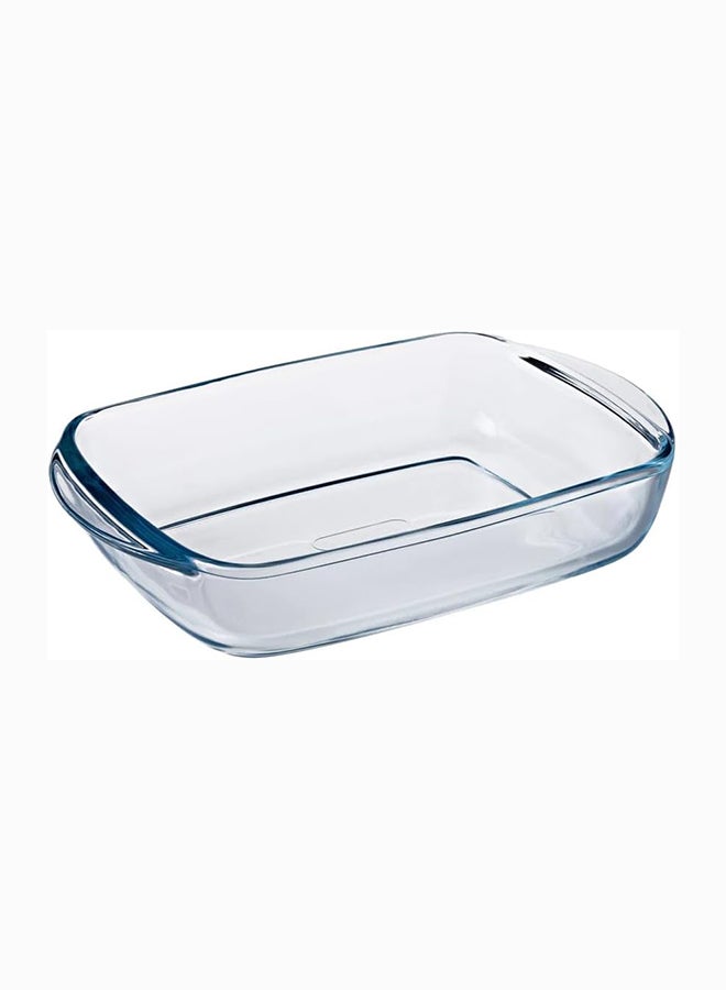 Pyrex Cook&Store Set of 2 Rectangle with Mint Lid 1.1+2.5L Transparent 28 x 20 x 9 cm 2.5L / 23 x 15 x 6 cm 1.1Lcm