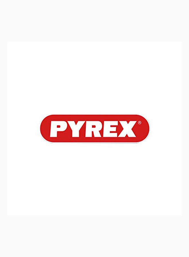 Pyrex Cook&Store Set Of 3 Rectangle With Green Lid  0.4+1.2+2.5L Transparent 28 x 20 x 9 cm 2.5L / 23 x 15 x 6 cm 1.1L / 17 x 5 cm 0.4Lcm