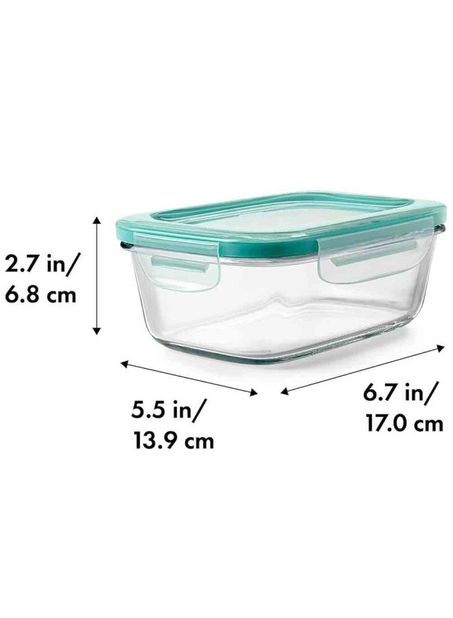 Oxo Good Grip 3.5 Cup Snap Glass Rectangle Container