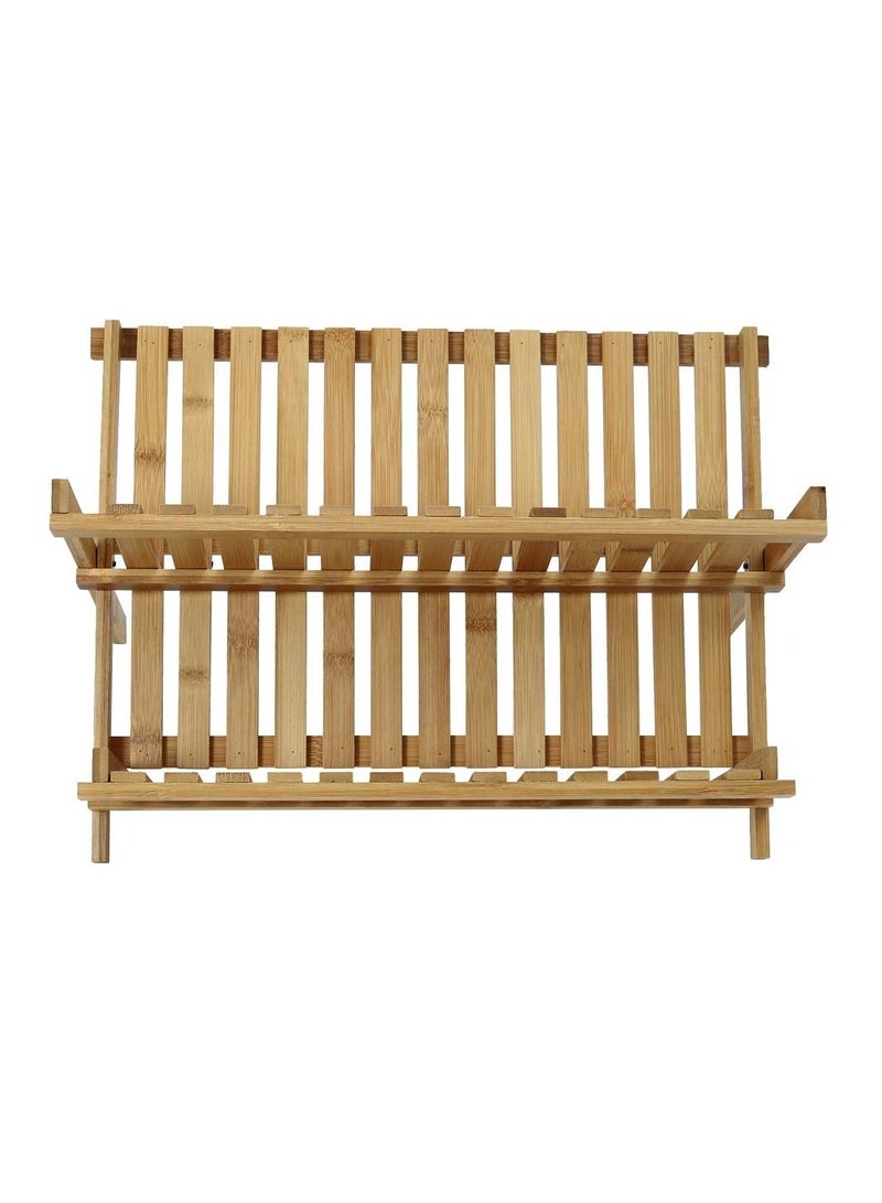 2 Tier Bamboo Dish Drying Rack