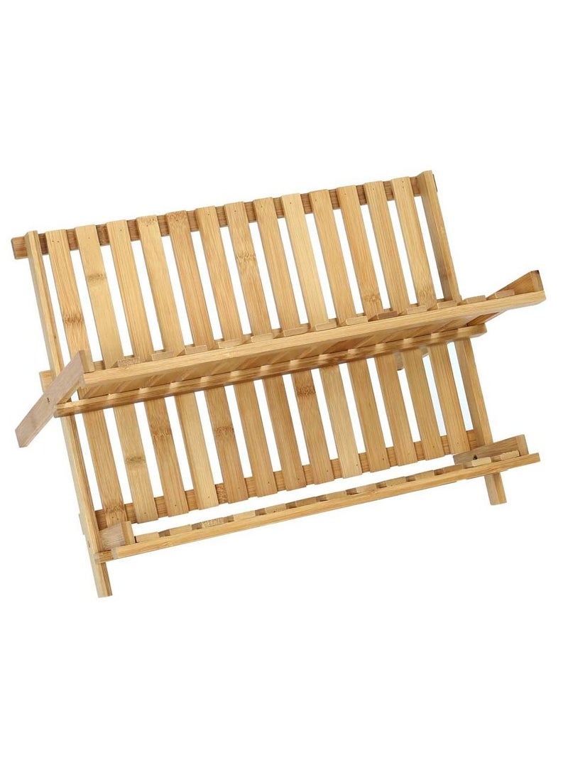 2 Tier Bamboo Dish Drying Rack