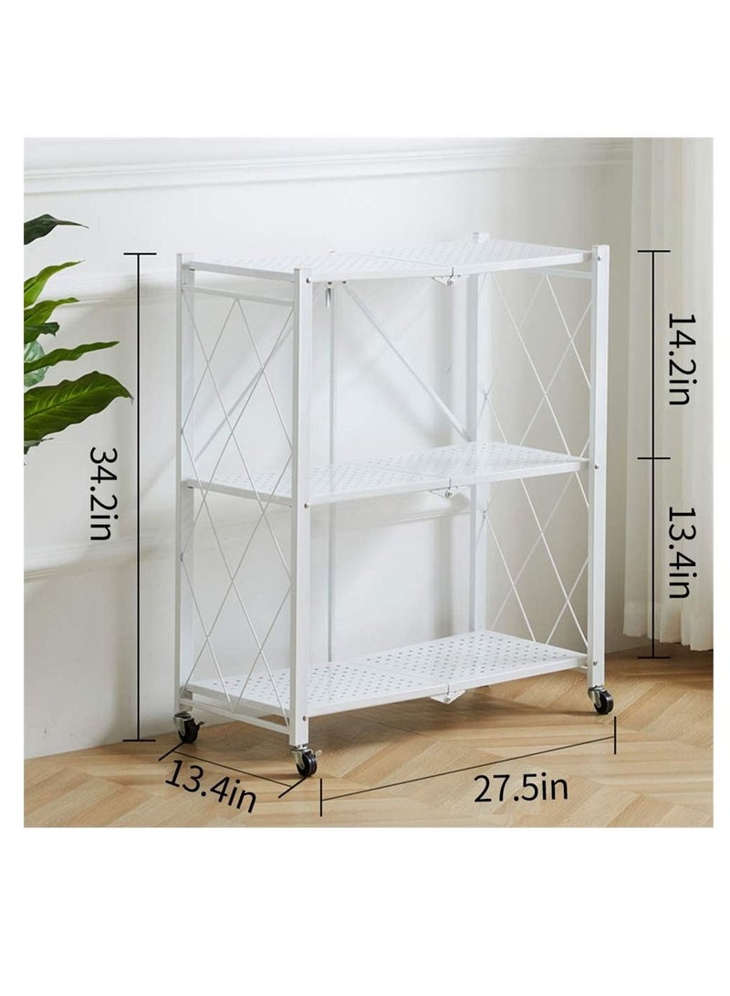 3 tier Kitchen Metal Rack white