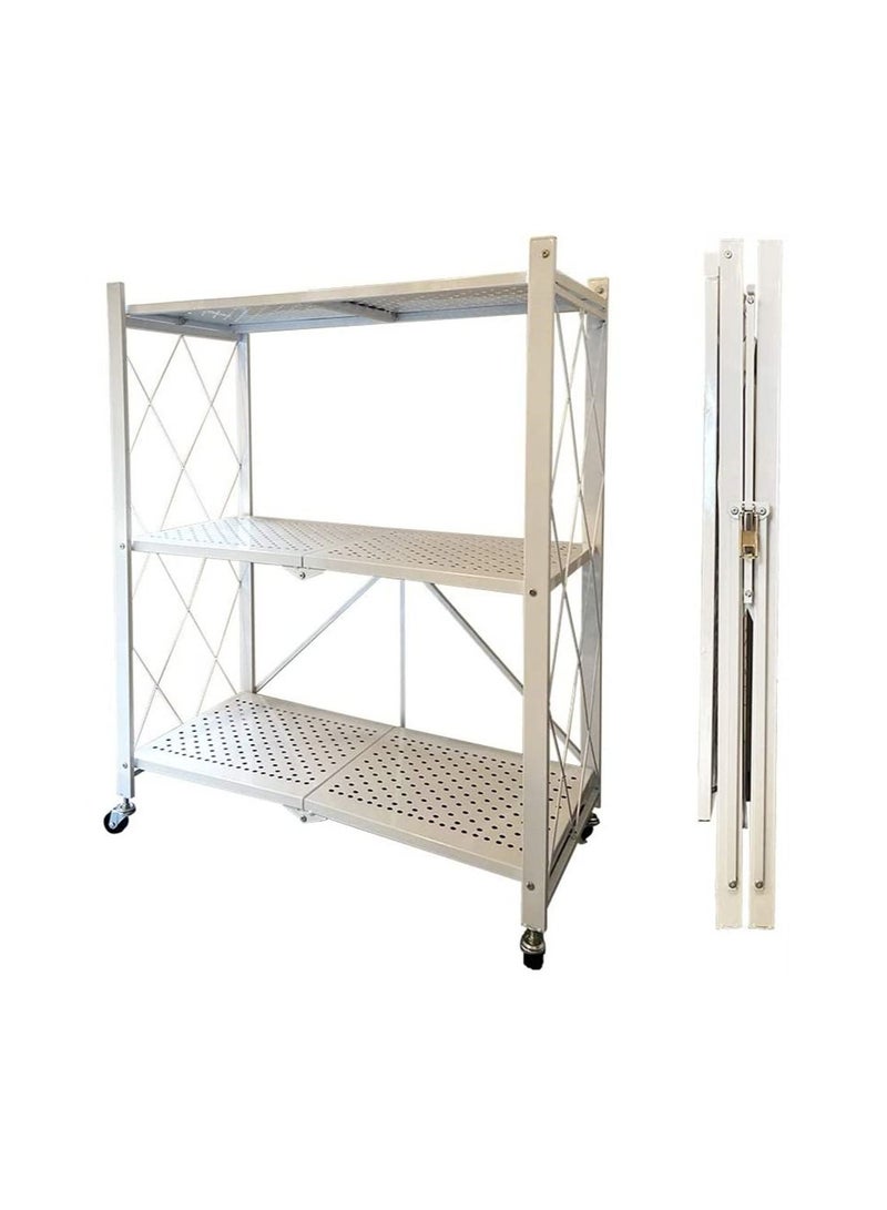 3 tier Kitchen Metal Rack white