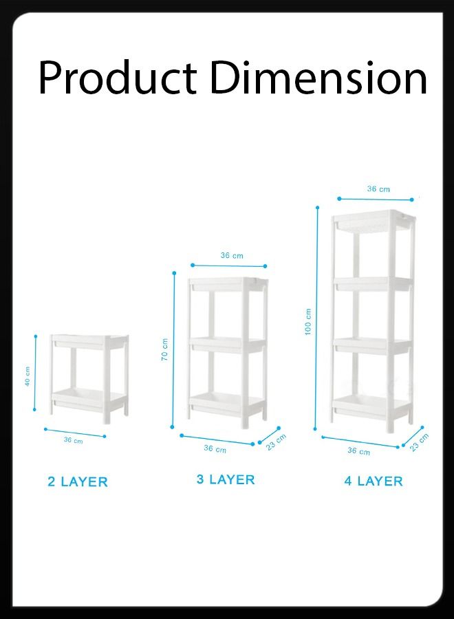 4 Tier Vesken Shower Caddy Corner Shelves Layer Shelving Unit Plastic Shelf For Kitchen Grocery Office Pantry Rack Library Study Room Bedroom Or Toilet Stock Items Storage