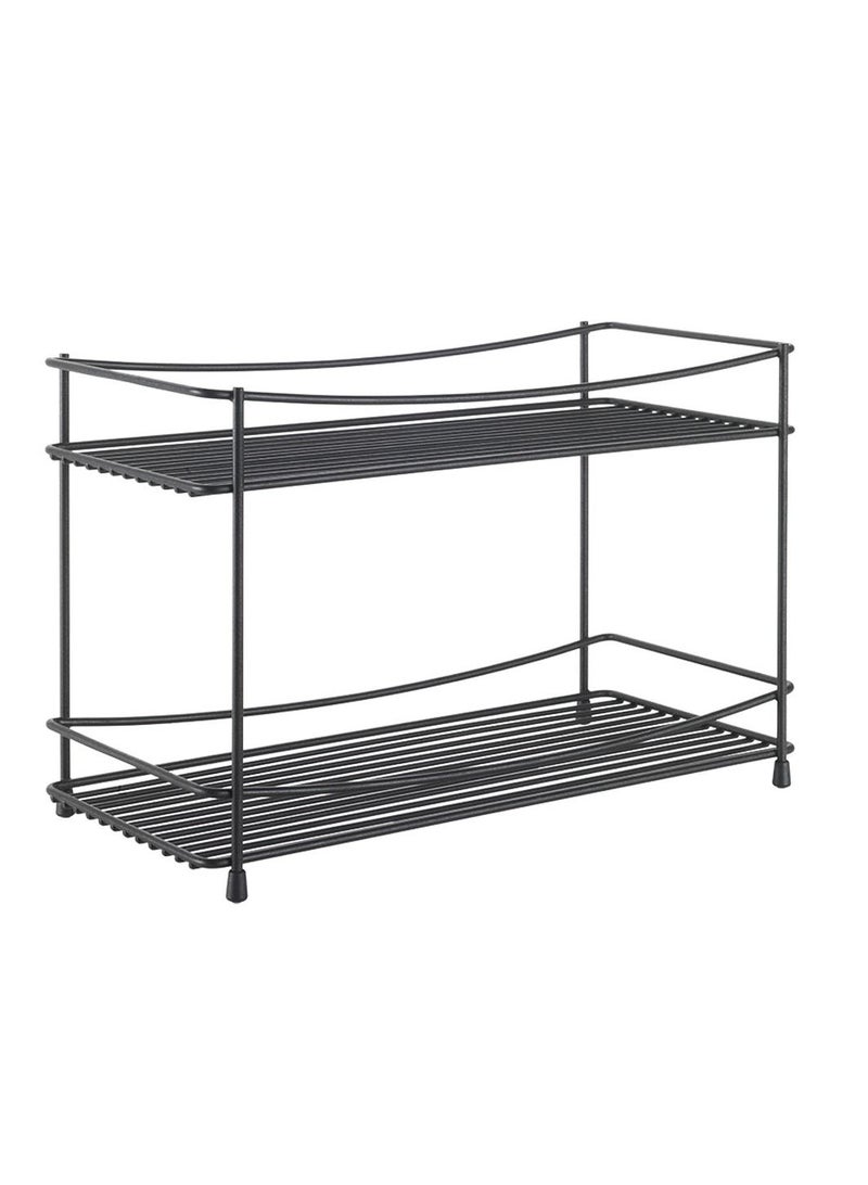 Stainless Steel 2-Tier Wide Spice Rack Lava, Italy