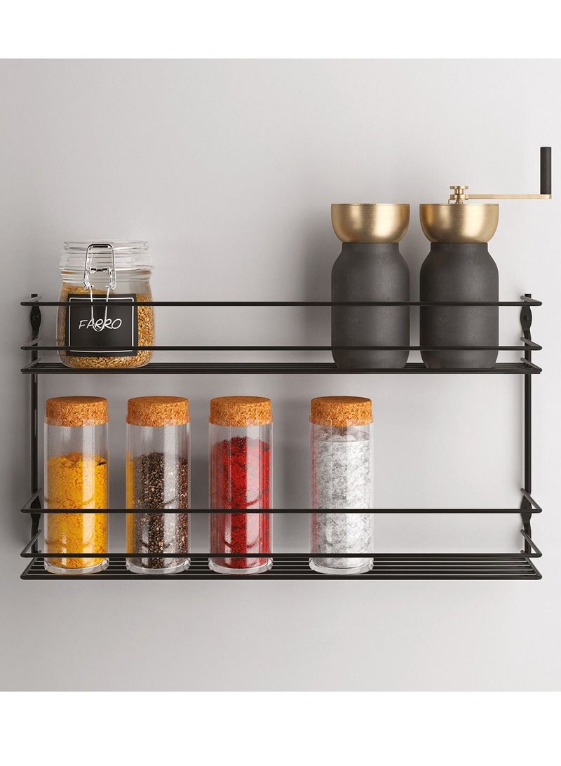 Stainless Steel 2-Tier Spice Shelf, Italy