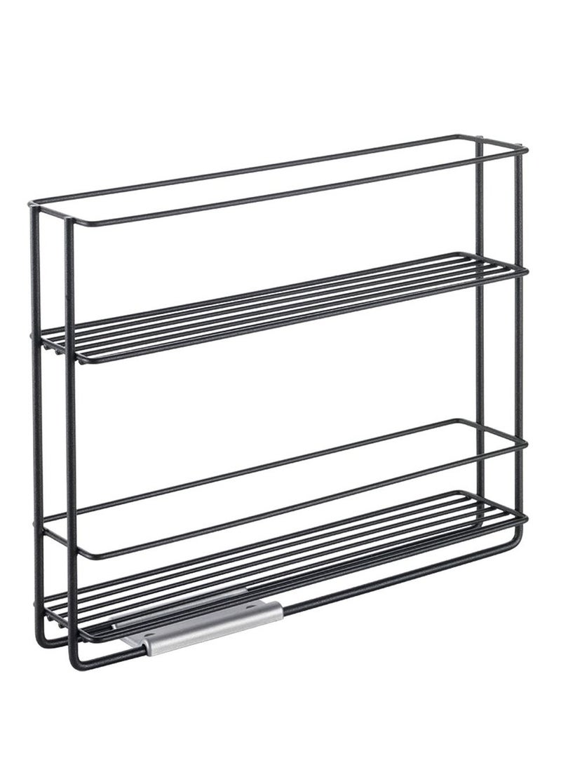 Stainless Steel 2-Tier Sliding Spice Rack, Italy