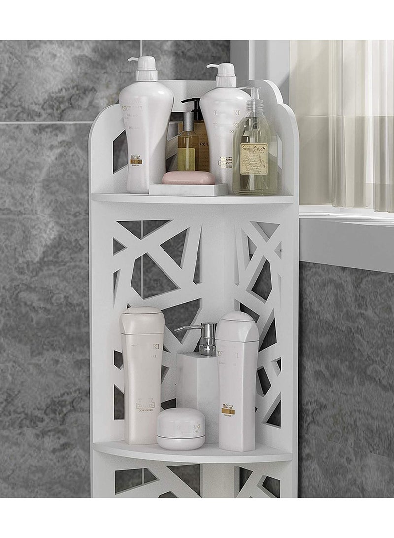 Bathroom Corner Stand Sink Organizer Shelf Display Rack