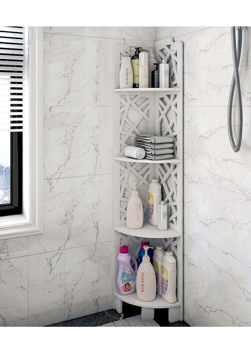 Bathroom Corner Stand Sink Organizer Shelf Display Rack