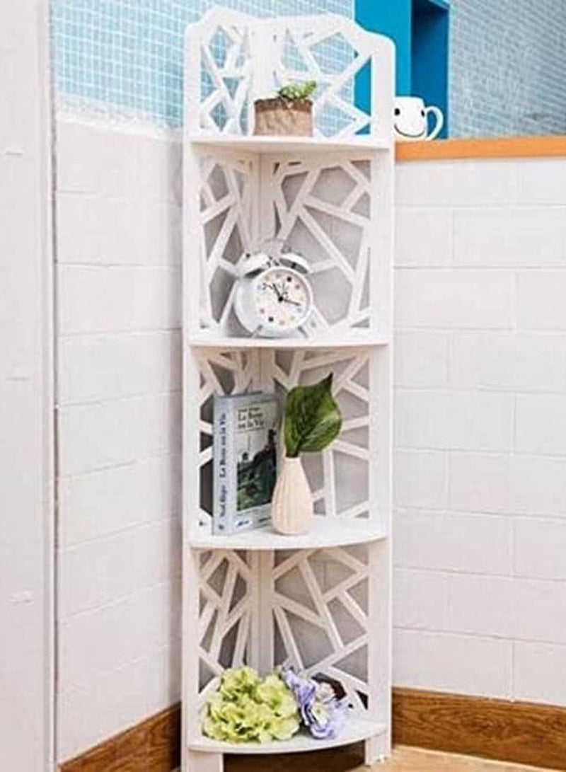 Bathroom Shelf Corner Storage Stand 18x120cm