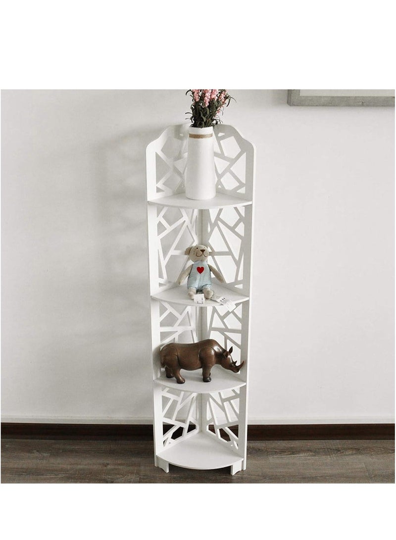 Corner Shelf Bathroom Corner Stand Storage Cabinet 4 Tier Bathroom Organizer Perfect For Bathroom Storage Small Shelf