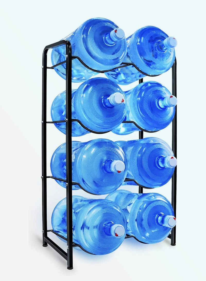 Heavy Duty 5-Gallon Water Bottle Storage Rack (8 Bottles)