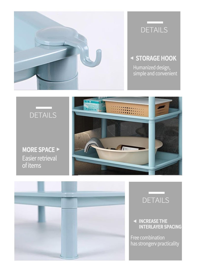 4 Tier Storage Racks Kitchen Storage Racks Bathroom Storage Racks Office Storage Racks