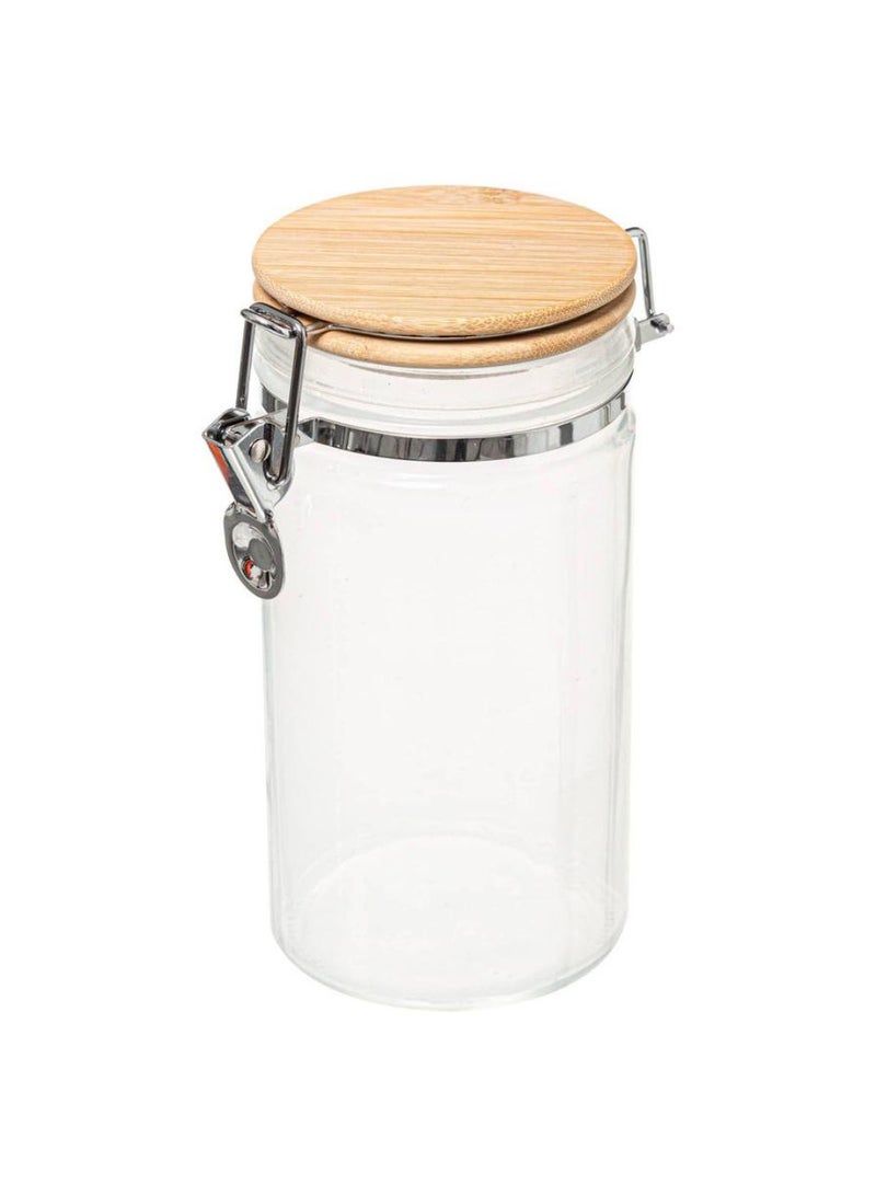Modern Glass Jar W Lid 1 L