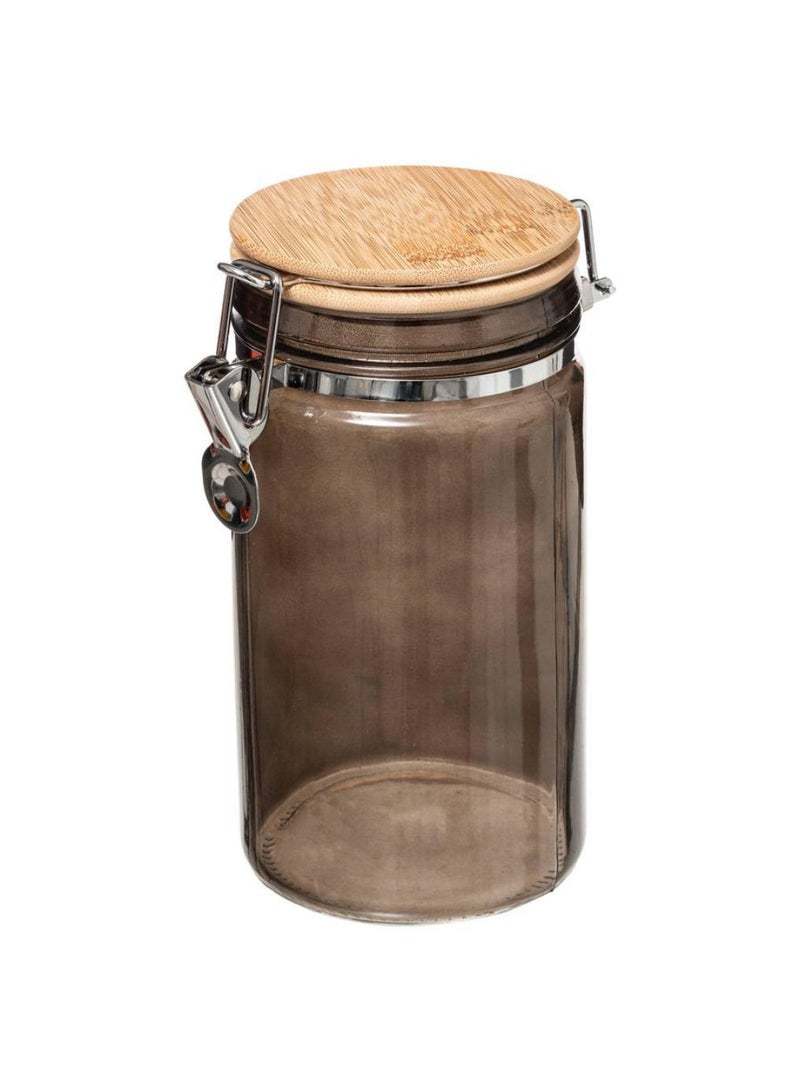 Modern Glass Jar W Lid 1 L