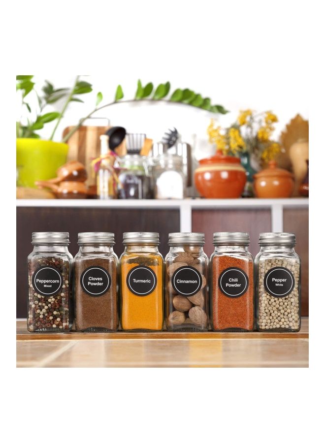 24-Piece Spice Jar And Accessory Set Multicolour 120ml