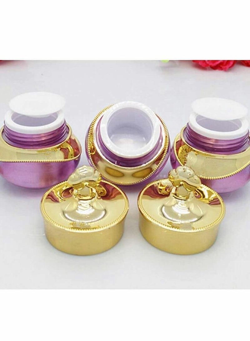 Clear Jars Plastic Jars Plastic Cosmetic Container Empty Cosmetic Sample Containers Transparent 5G/5ML Plastic Pot Jars for Eye Shadow, Nails, Powder, Paint