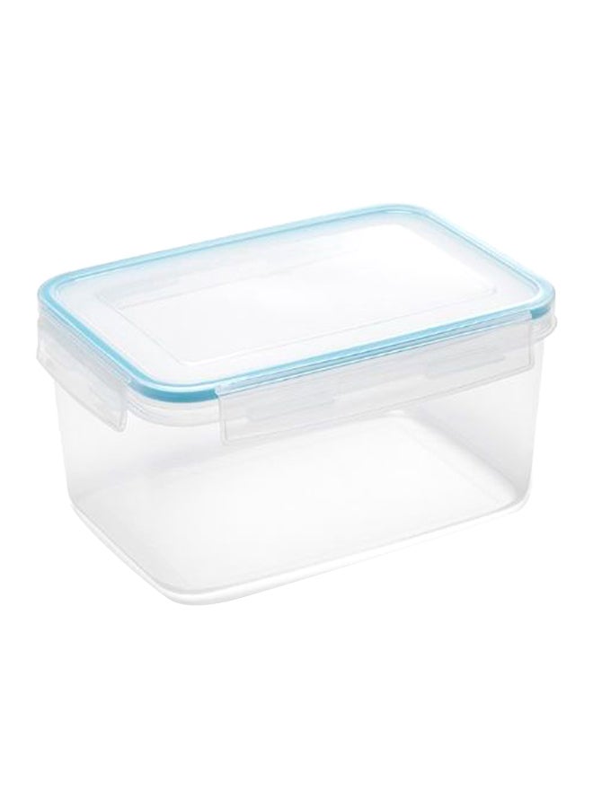 Rectangular Deep Foodsaver Clip And Close Container Blue/Clear 23X17X13centimeter