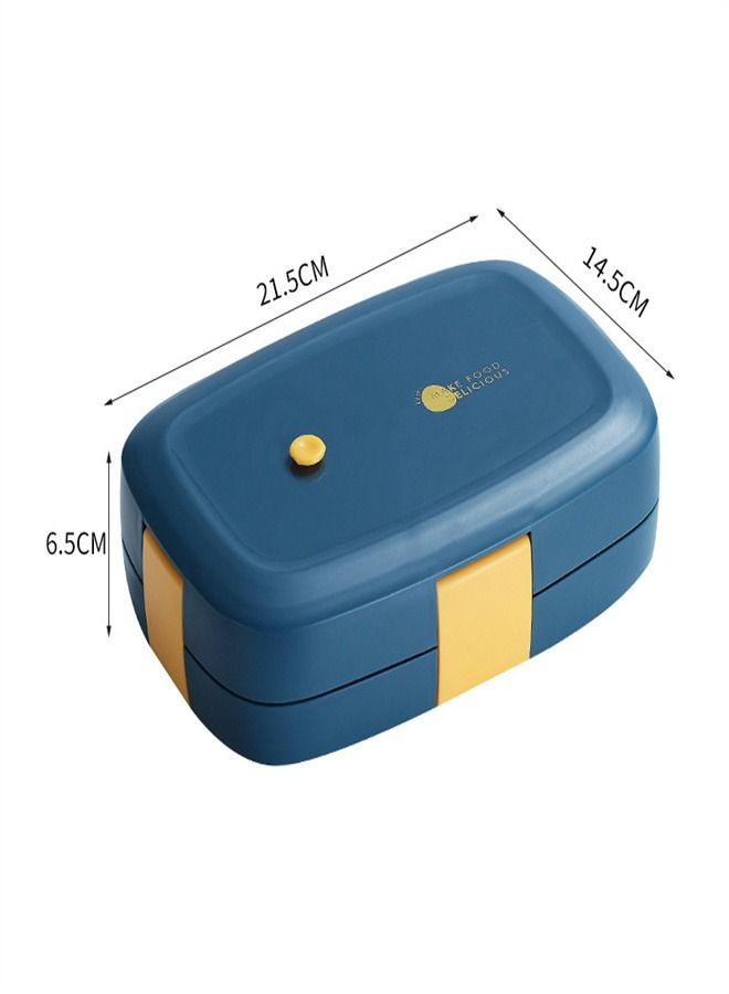 Four Button 304 Stainless Steel Water Filling Lunch Box