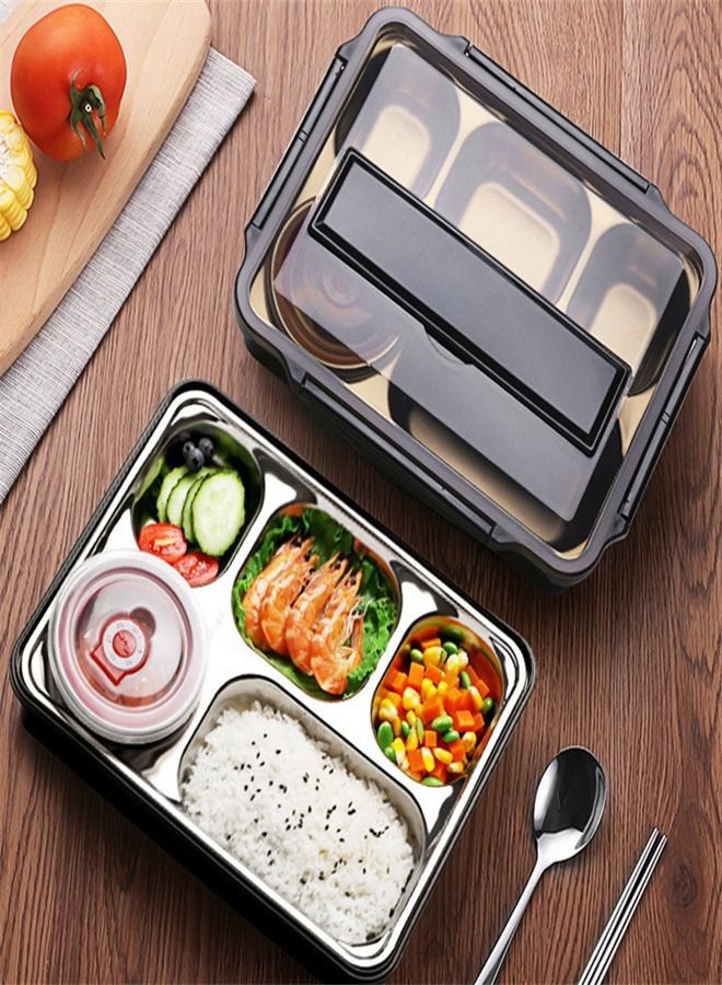 304 Stainless Steel Multi Grid Insulated Lunch Box