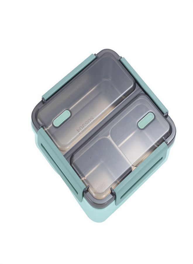 304 Stainless Steel Three Compartment Insulated Lunch Box